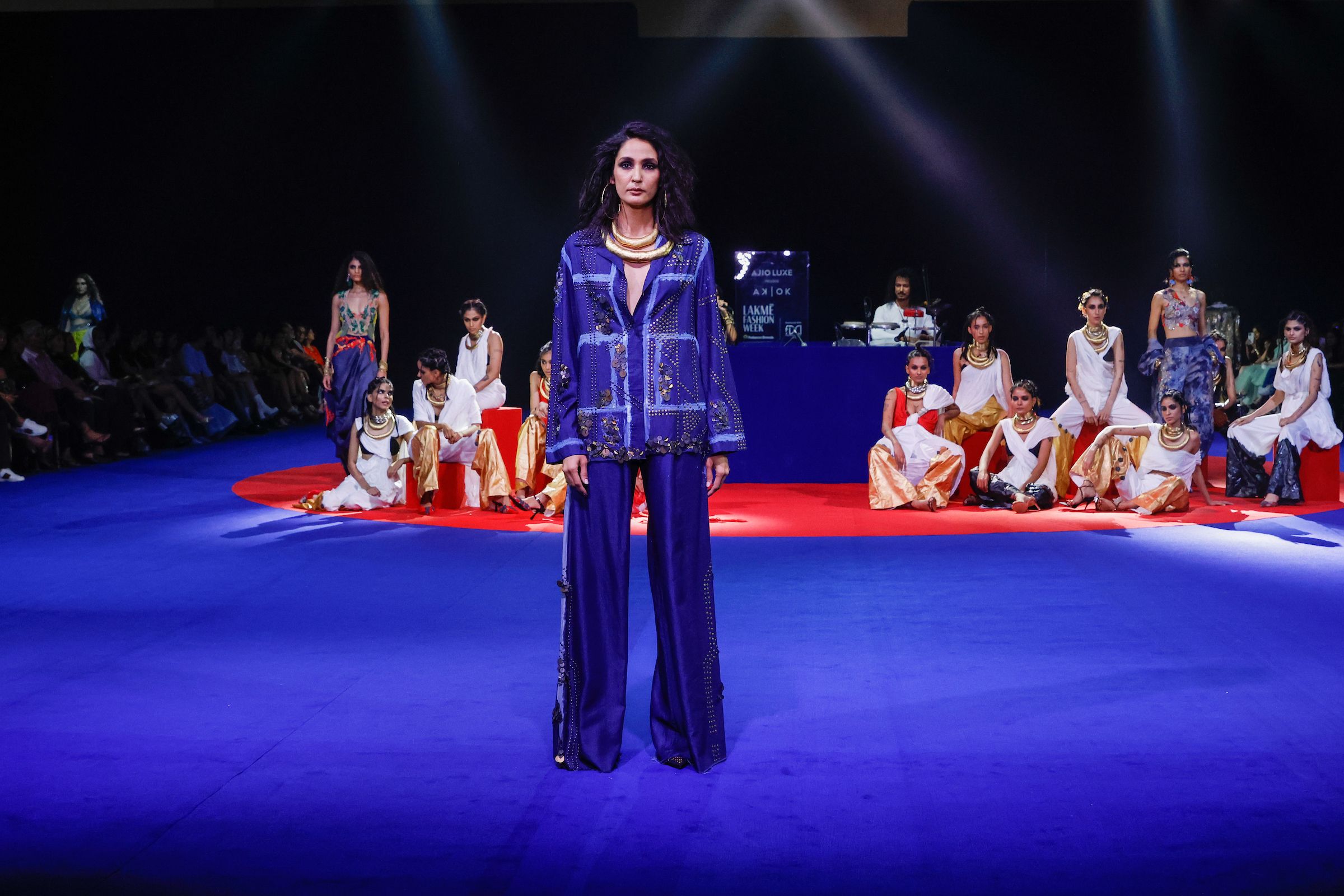 Anamika Khanna launches spring summer '24 at Lakme Fashion Week in partnership with FDCI